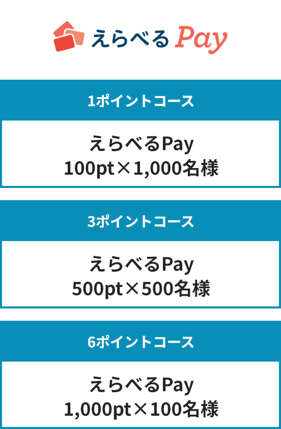 えらべるPayポイントコース